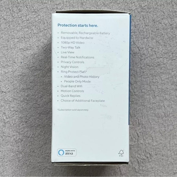 NEW Ring Video Doorbell 3 Front Door Security Camera-Video/Photo Device-NIB-NWT - Picture 6 of 6